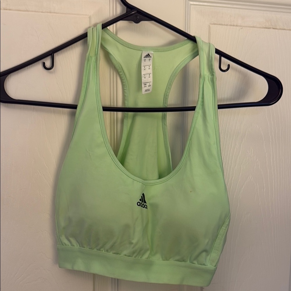 Adidas Black and Neon Green Tennis Dress Sz M - Picture 4 of 7